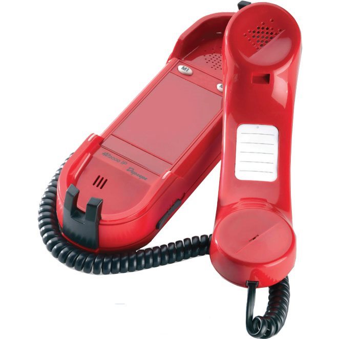   Téléphones SIP   Tlphone d'urgence SIP 2 touches rouge PAI40R