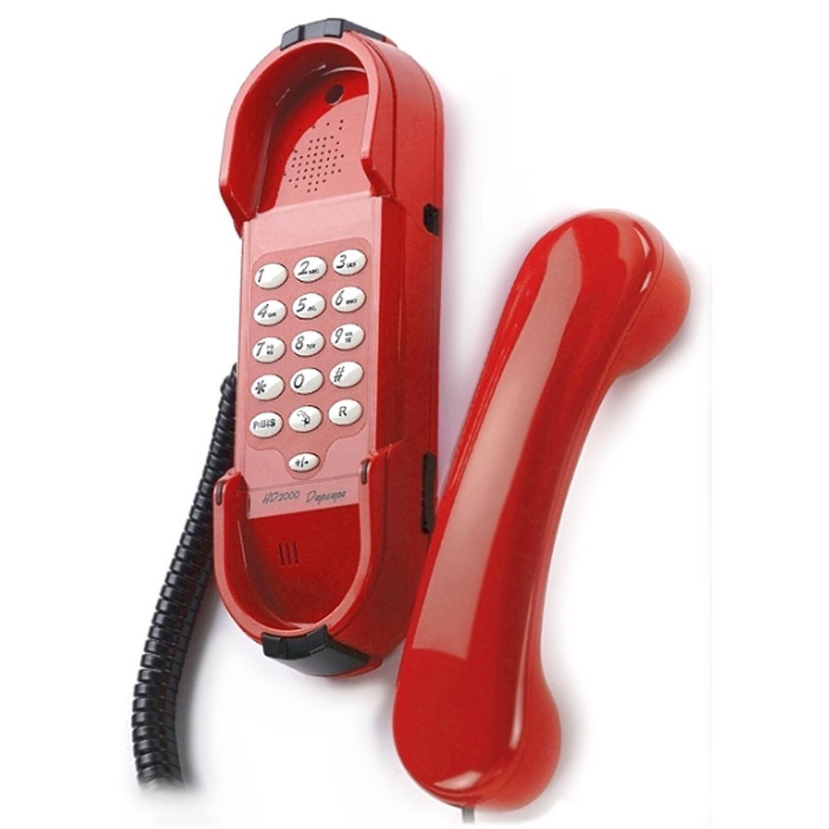   Téléphones SIP   Tlphone SIP mural rouge HD2000 PAI00R