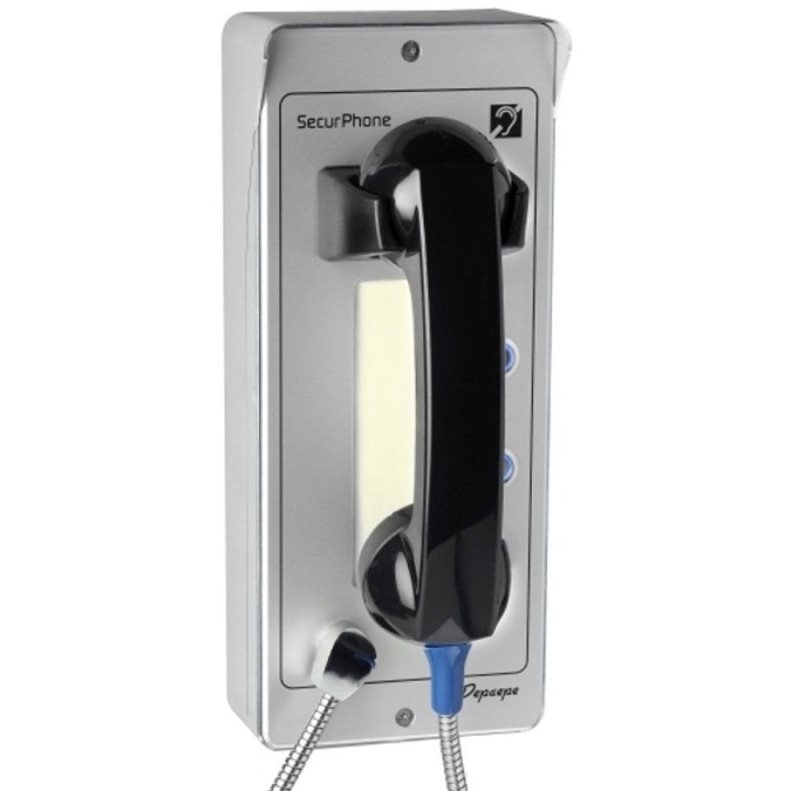   Téléphones SIP   Tlphone d'urgence extrieur 2 touches alu PVI02A