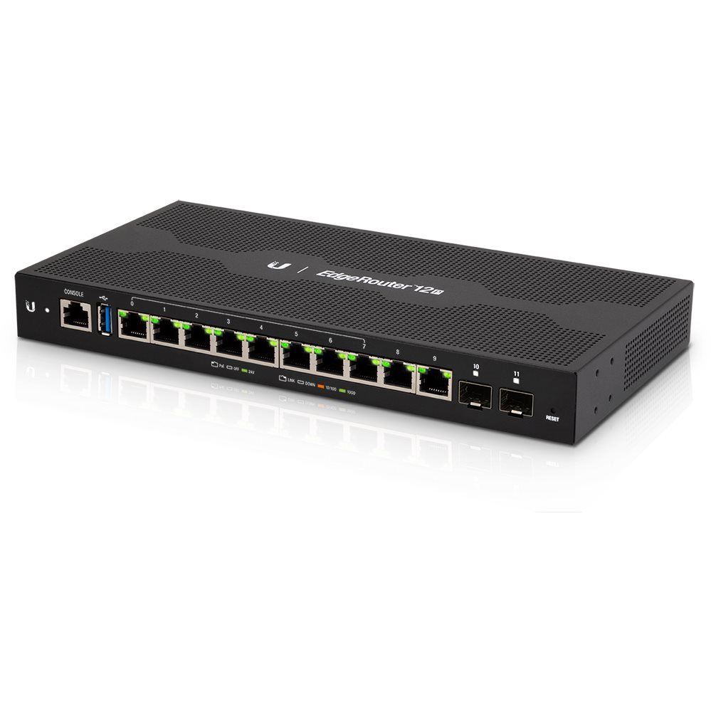   Routeurs Pro   Ubiquiti EdgeRouter 10xPoE passif + 2 ports SFP ER-12P-EU