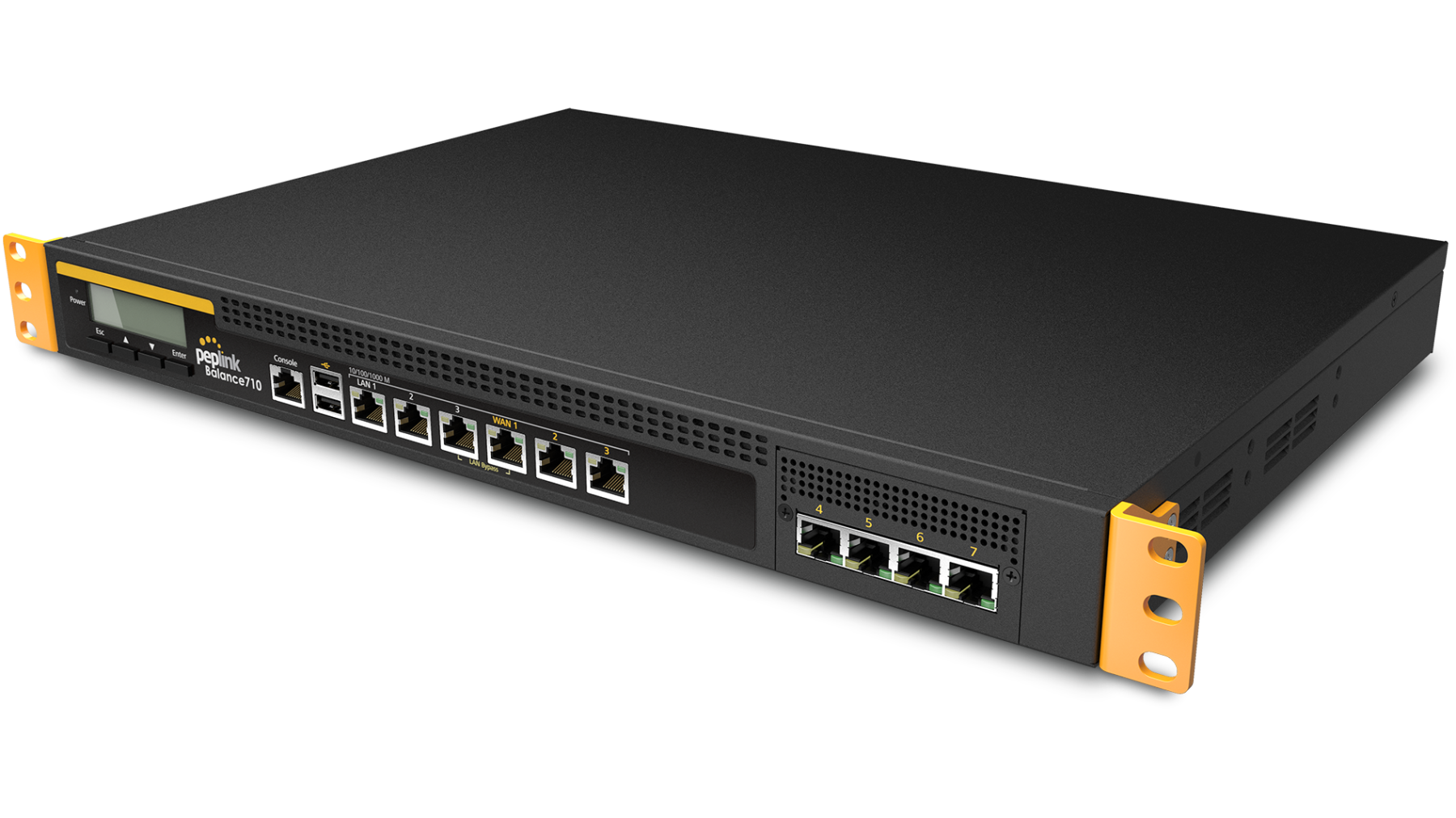  Routeurs 4G LTE Multiwan SdWan Firewall 2.5Gb Balance 710 : routeur firewall multiWan, 7 ports WAN,2.5 Gb, 500-2000 users