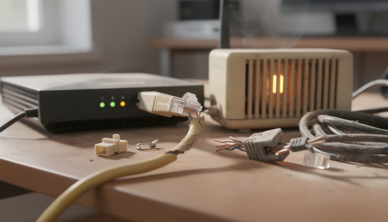découvrez les causes matérielles souvent ignorées à l'origine d'une connexion internet instable et apprenez comment les identifier pour optimiser votre réseau.
