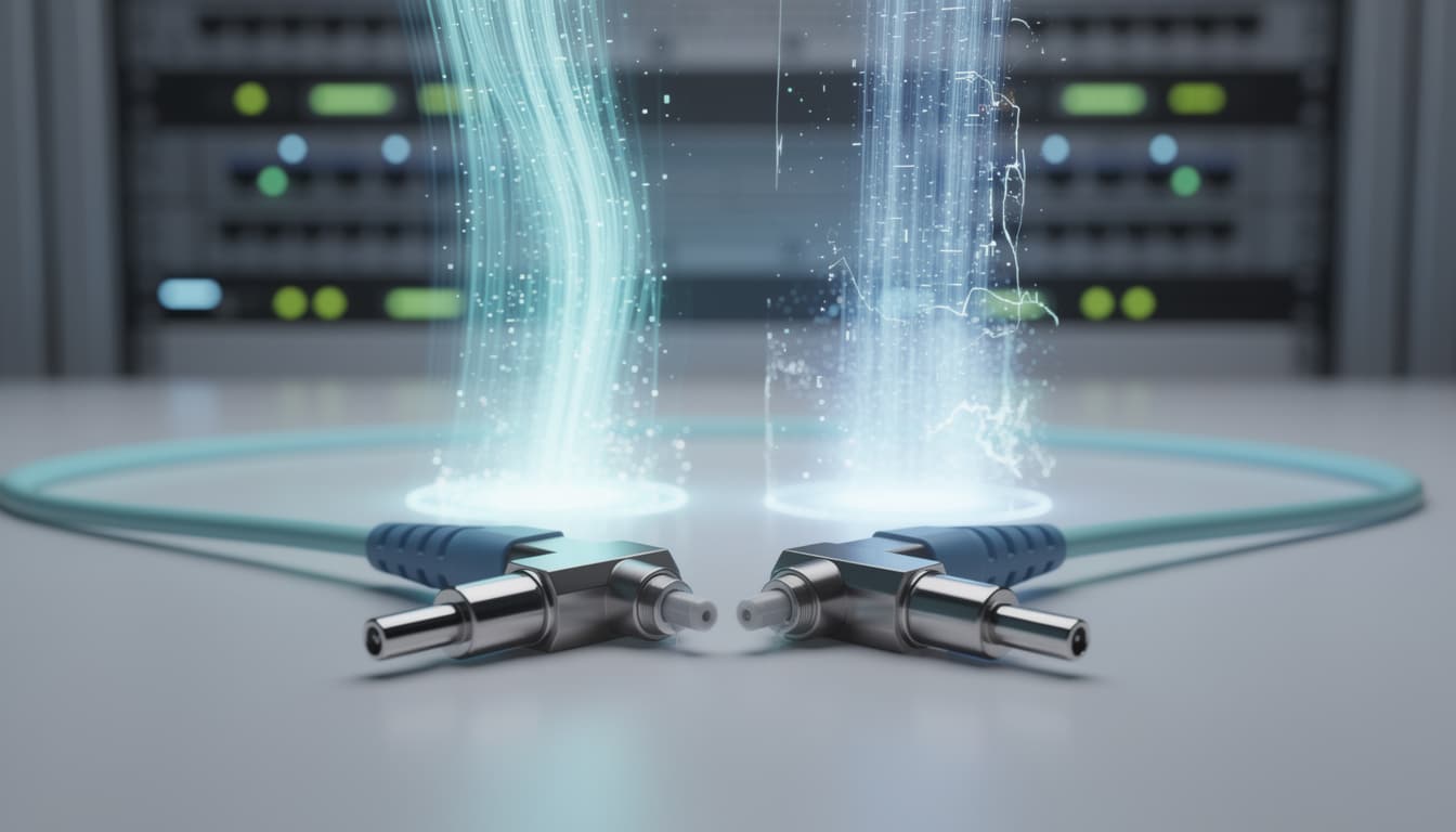 découvrez pourquoi deux fibres optiques apparemment identiques peuvent offrir des performances différentes en peering opérateur, et comment choisir la meilleure solution pour votre réseau.