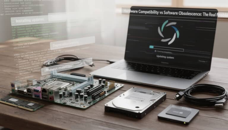 découvrez le véritable enjeu entre compatibilité matérielle et obsolescence logicielle, et comment ces problématiques impactent l'usage et la durabilité de vos équipements.